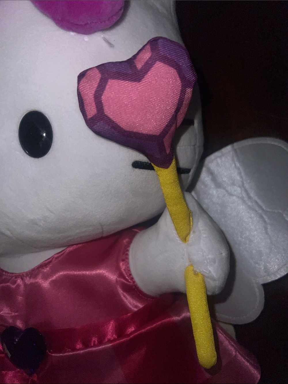 Hello Kitty Pink and Purple Fairy Plush with Yellow Wand - Picture 6 of 14